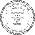 Florida Interior Designer Architect Seal